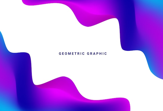 Modern dynamic geometric stylish design background