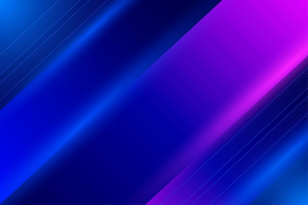 Vector modern dynamic line gradient background with blue and purple design