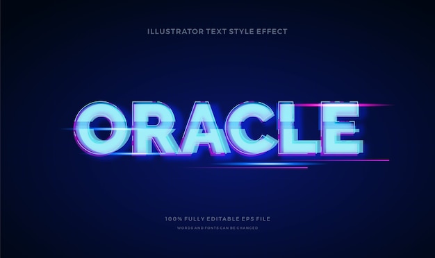 Vector modern editable letter text effect template