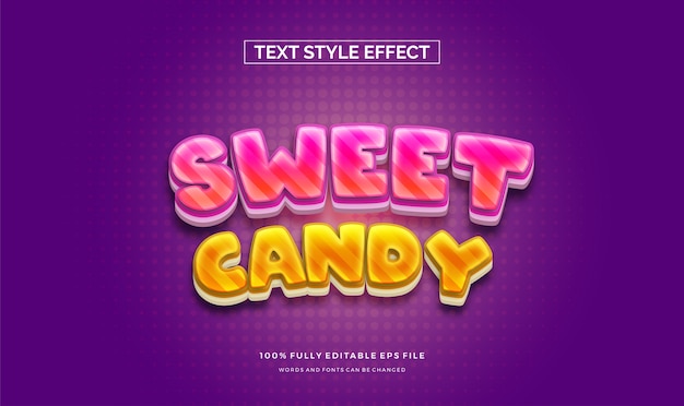 Modern editable letter text effect