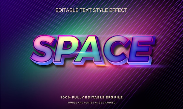 Modern editable text effect vibrant modern color shiny Text style effect Editable