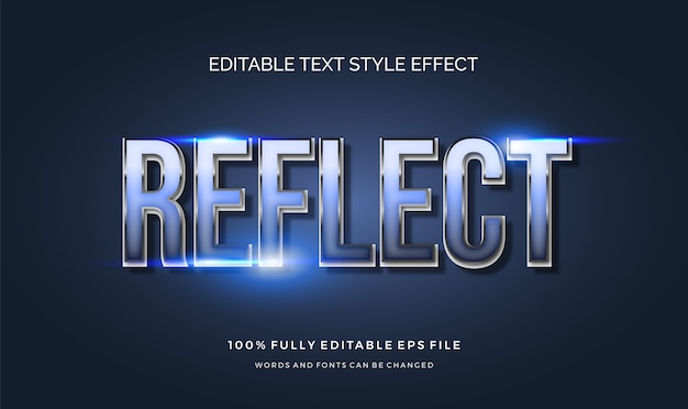 Modern editable text style effect. 