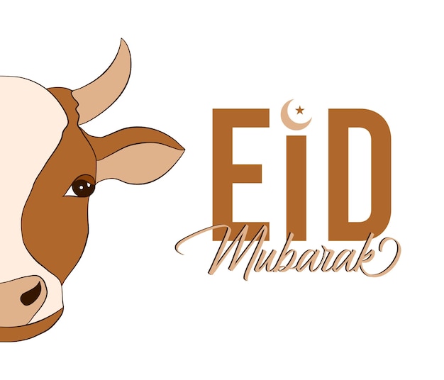 Modern Eid Mubarak-ontwerp
