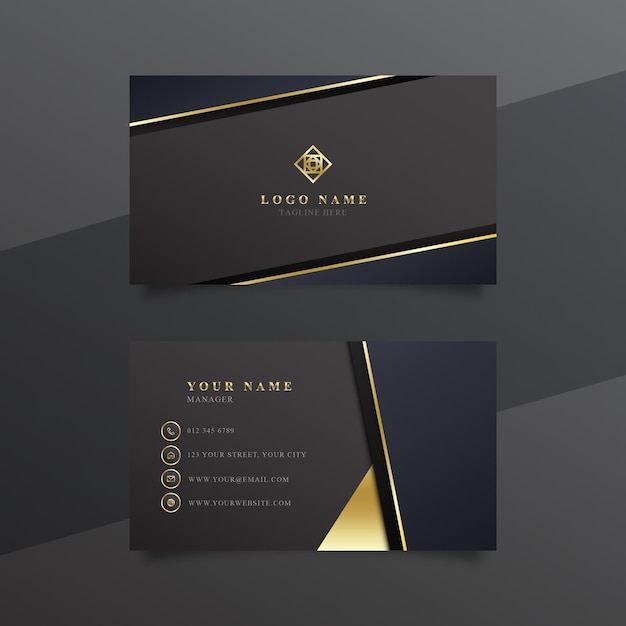 Modern Elegant Business Card Template