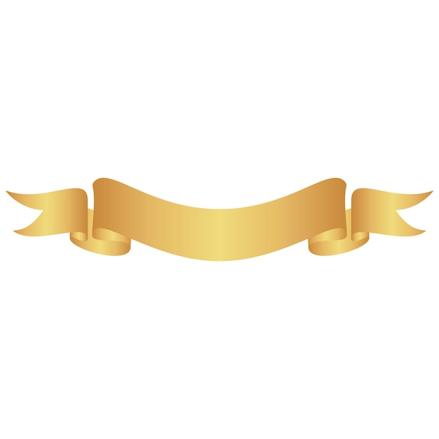 Modern Elegant Gold Banner Decoration