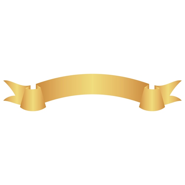 Modern Elegant Gold Banner Decoration