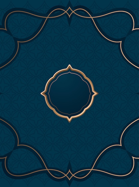 Modern elegant islamic background design template