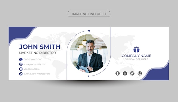 Modern Email Signature Design Template