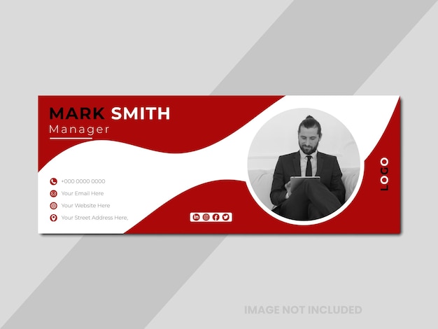 Modern email signature templateModern email signature template