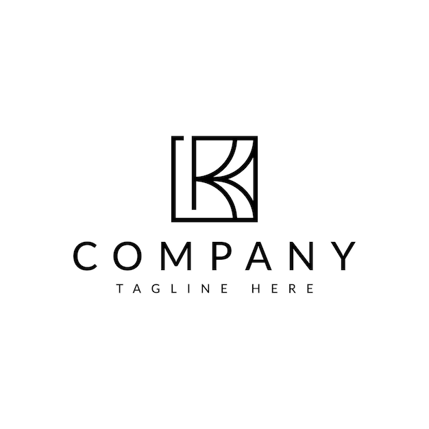 modern en luxe letter K logo-ontwerp