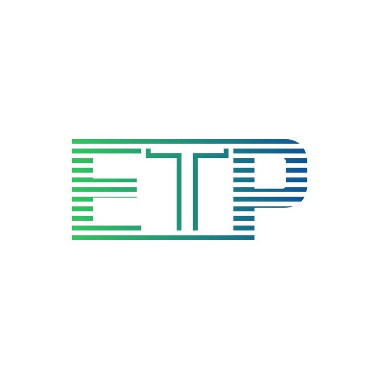 वेक्टर modern etp logo design letter etp minimalist professional and versatile branding icon for business identity