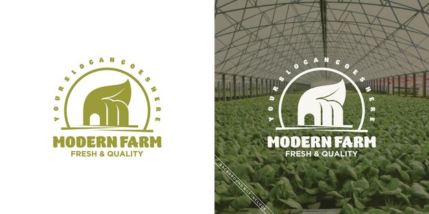 Modern farm and ranch logo inspiration