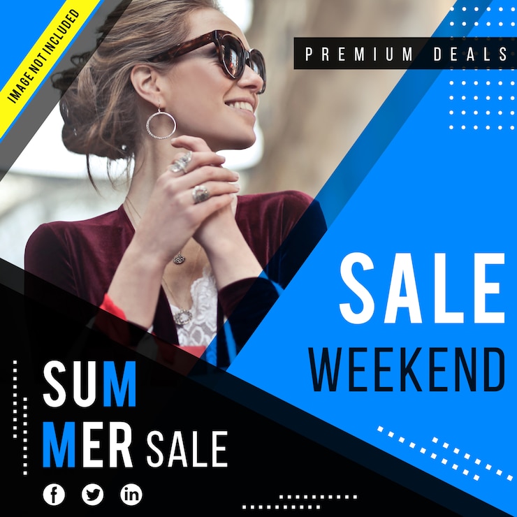 Vector modern fashion sale banner template or instagram post