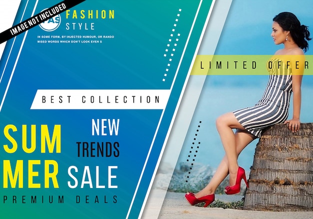 Modern fashion sale poster