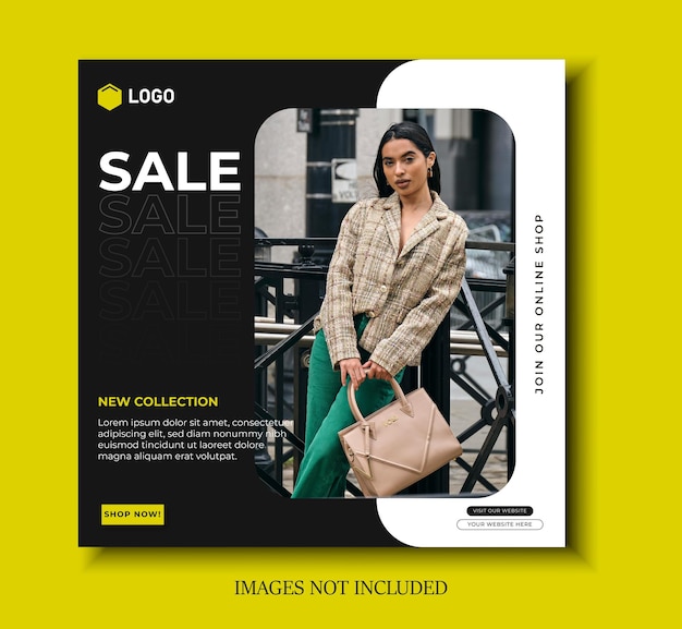 Modern Fashion Sale Social Media Template