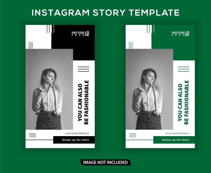 Вектор современная мода в социальных сетях instagram история баннер