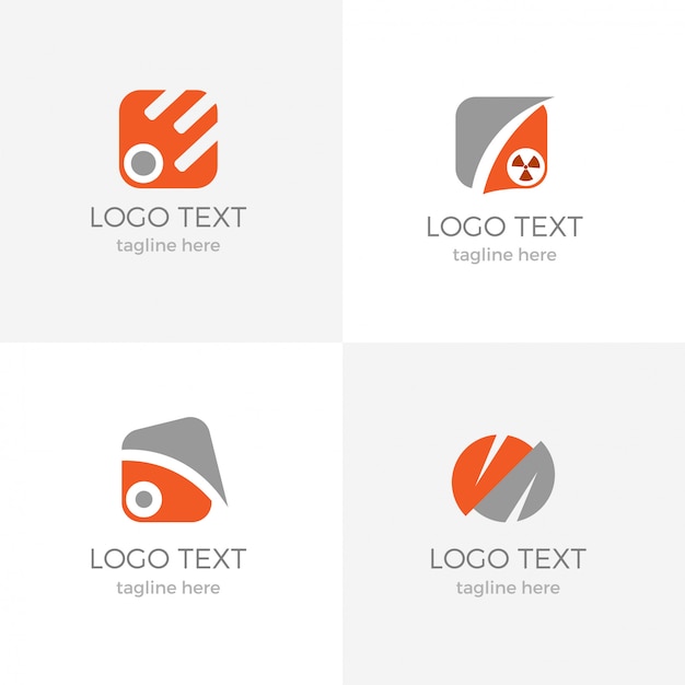 Modern Flat Business Logo Template