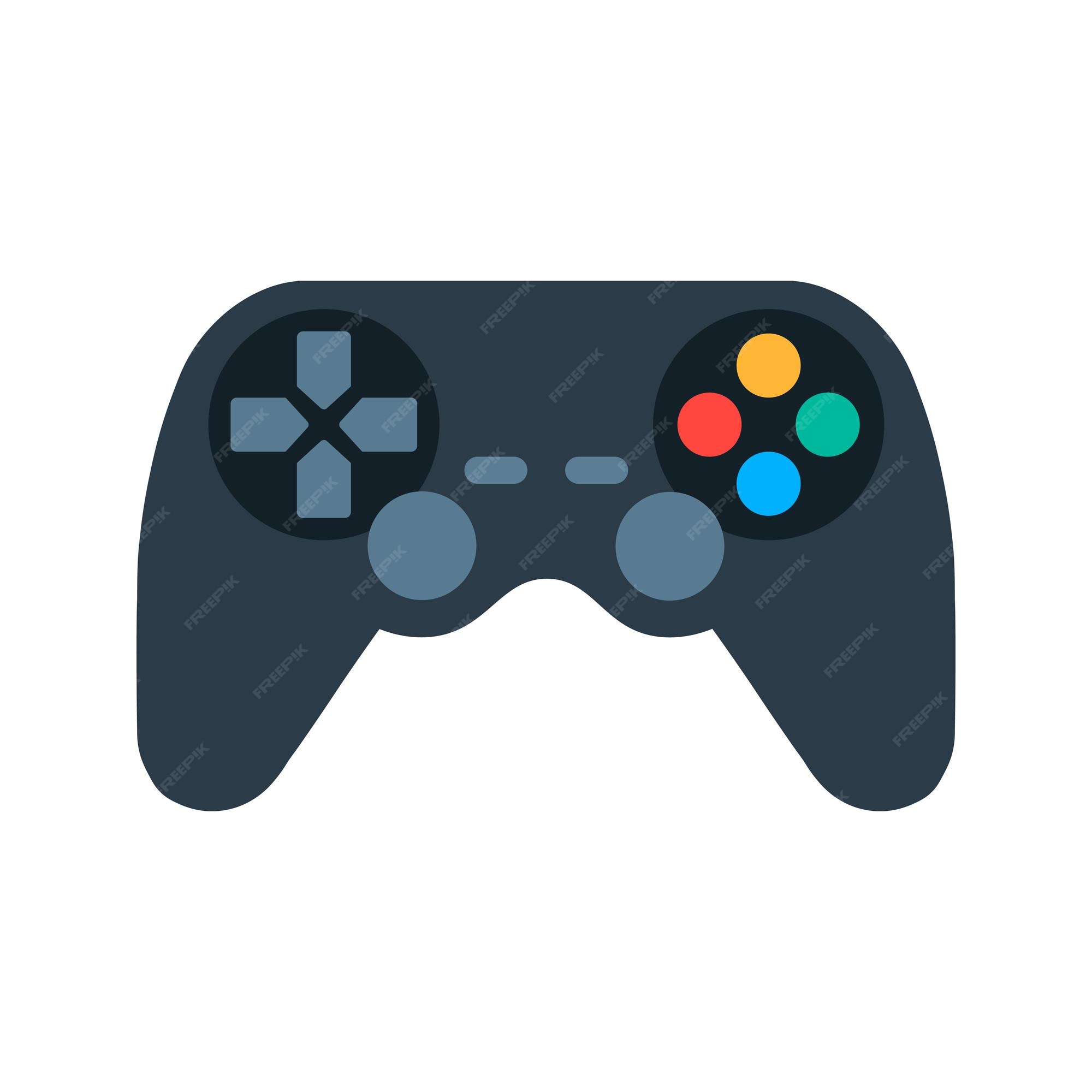 simple minimalist gamepad joystick gaming logo design 8569882 Vector Art at  Vecteezy