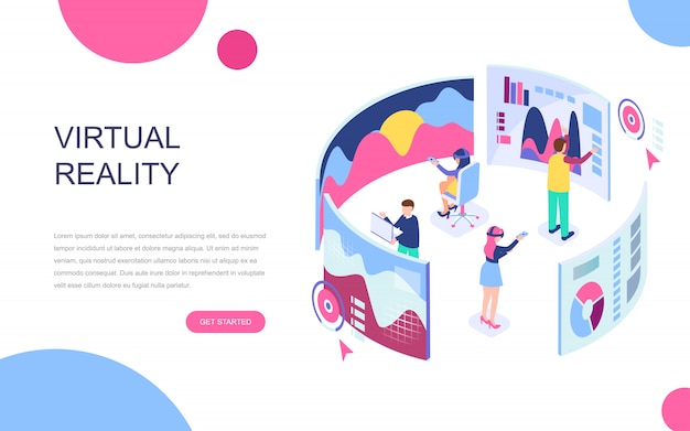 Vector modern flat design isometric concept