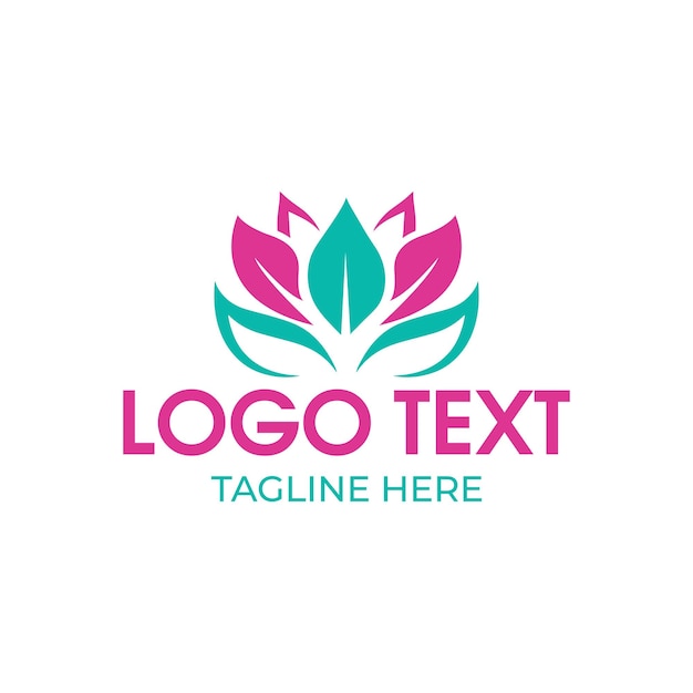 Modern Flower Logo design