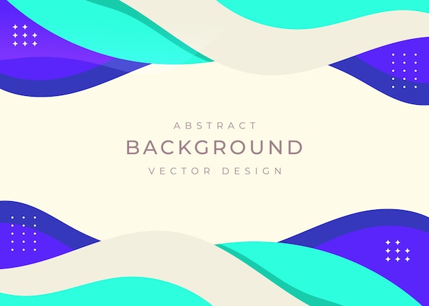 Modern fluid background with curvy shapes