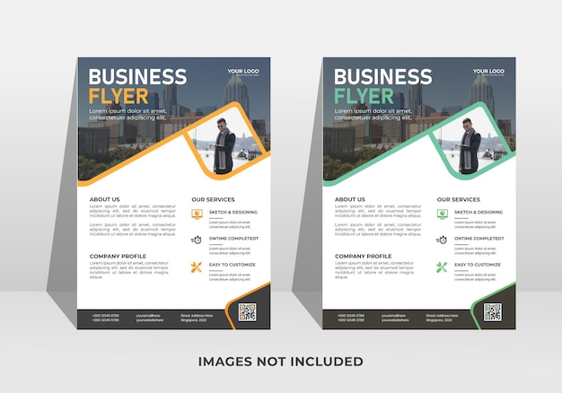 Vector modern flyer design template vector leaflet presentation book cover templates layout in a4 size