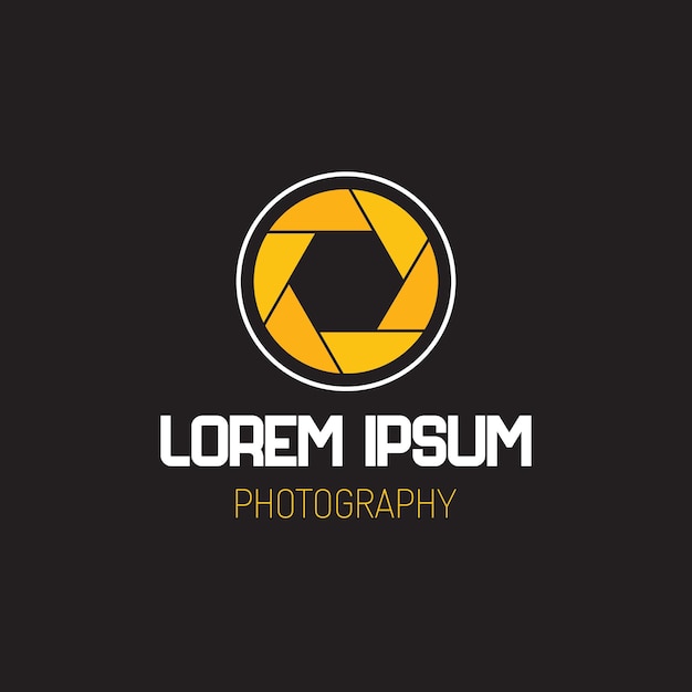 Modern fotografie-logo-ontwerp