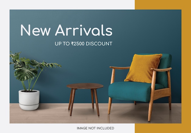 Modern furniture post editable template