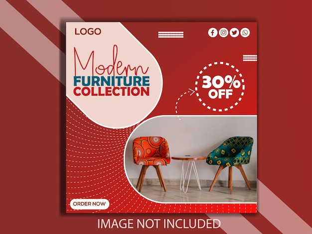 Modern Furniture Social Media post design