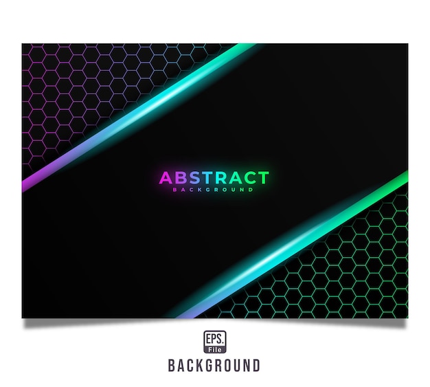 Vector modern futuristic abstarct rgb style background