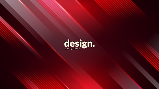 Modern futuristic background Red strips with dark background suitable for banner poster brochure flyer or presentation background