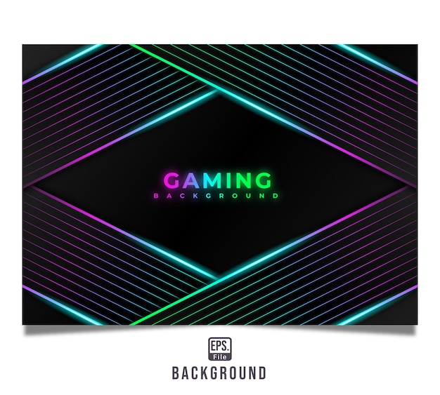 Modern Futuristic gaming RGB style Background