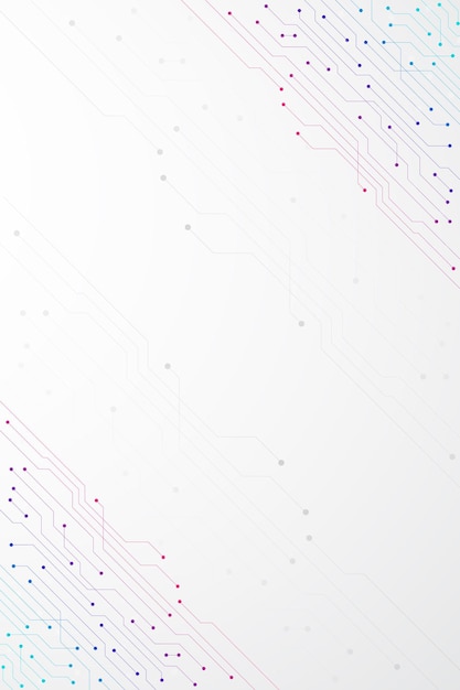 Modern Futuristic Technology Circuit Background Design