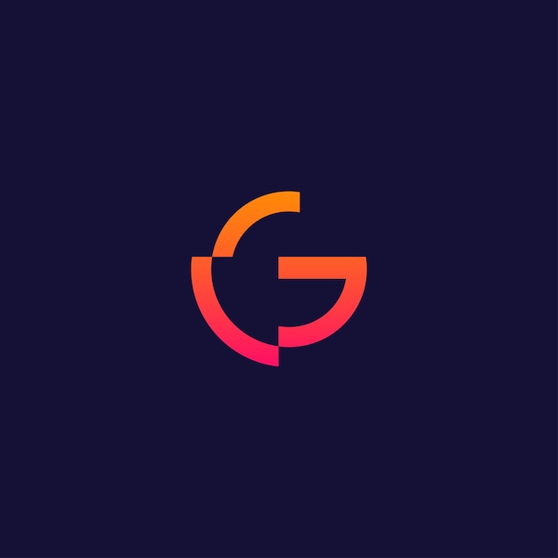 modern G letter logo vector