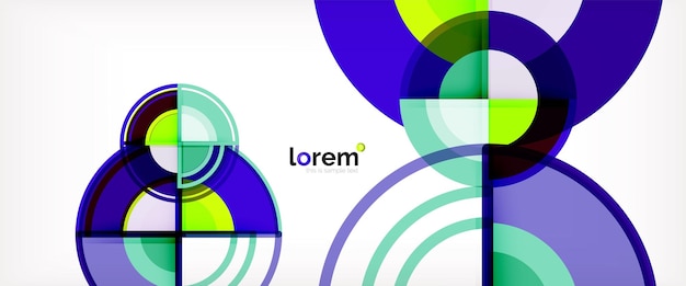 モダンな幾何学的抽象的な背景