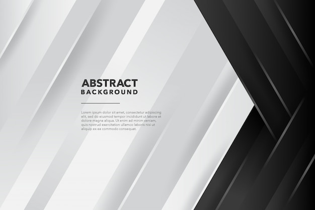 Modern geometric abstract black white background