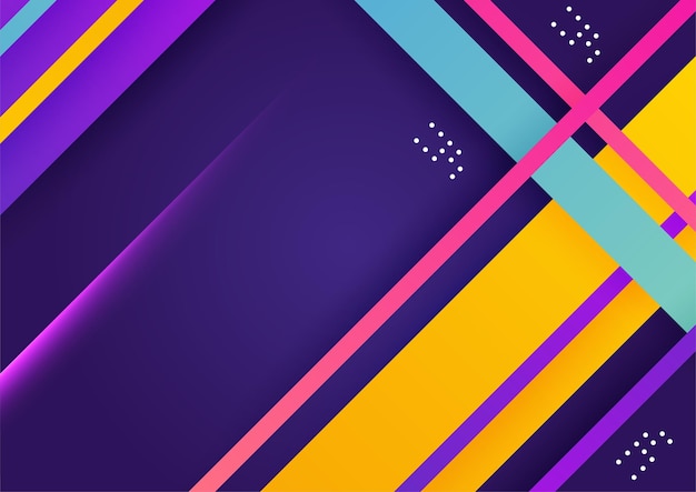 modern geometric element colorful design background