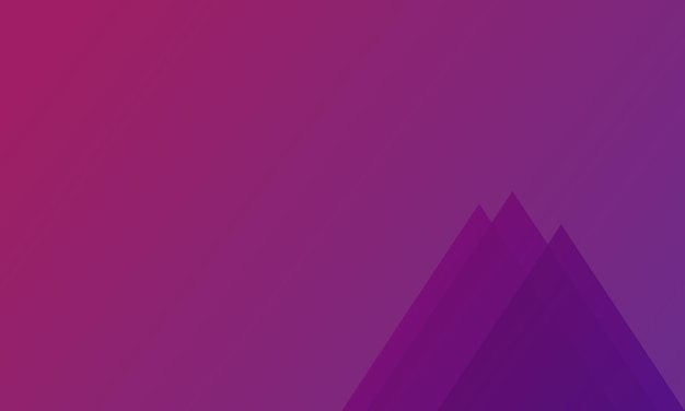 Modern geometric overlap triangle purple gradation background for business presentation