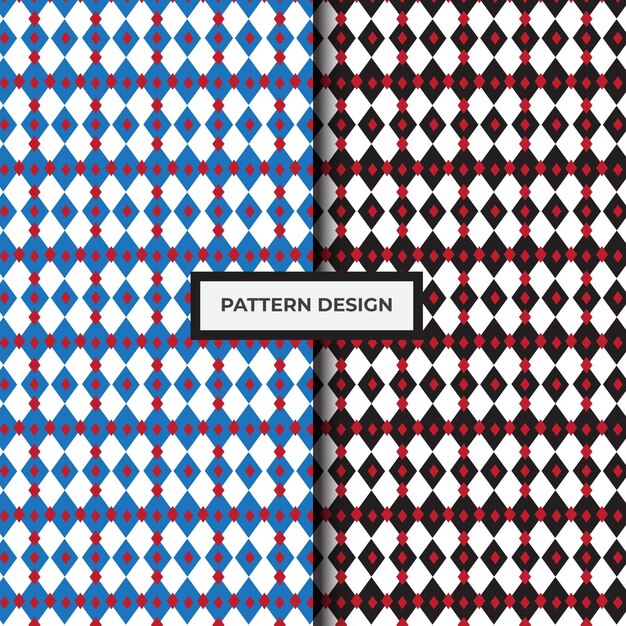 Modern geometric pattern design