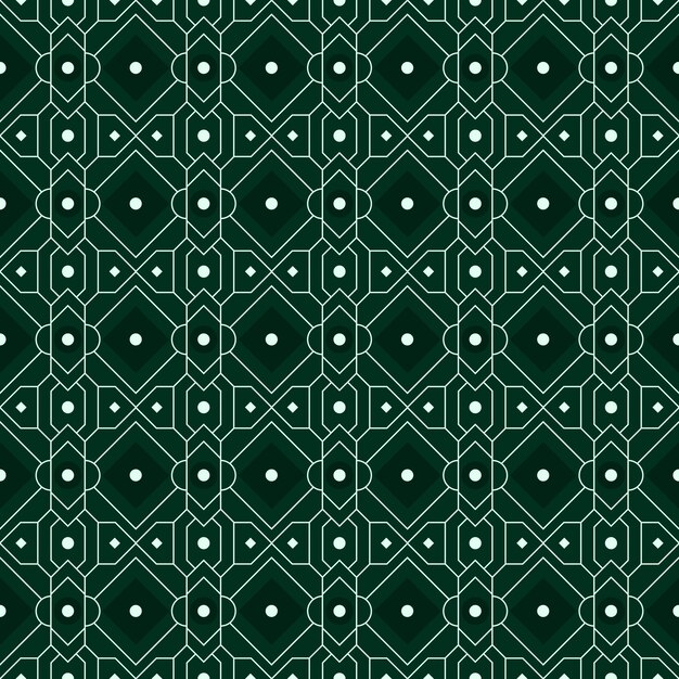 Modern geometric seamless pattern background. Classic batik wallpaper.