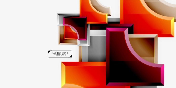 Vector modern geometrical abstract background