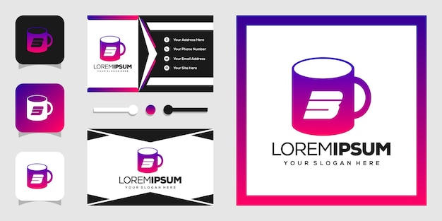 modern glass and numbers 3 logo design