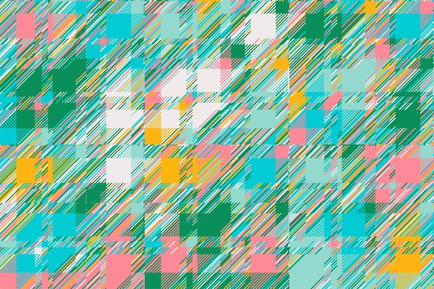 Modern glitch background. Color geometric abstract pattern vector. Damage lines glitches effect wallpaper. Grunge texture plaid.