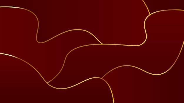 Вектор Современный золотой абстрактный градиент волнистые геометрические фон
