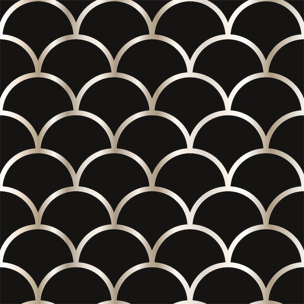 Modern gold waves vector background pattern seamless