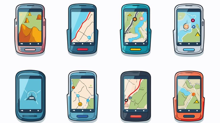 Vector modern gps navigation design vector illustration