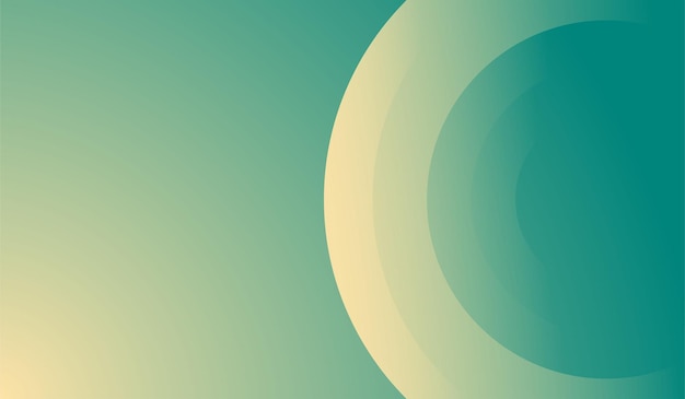 Modern gradient background round abstracts green color