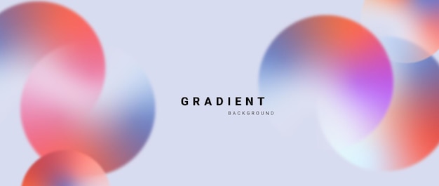 Modern gradient background with blurred effect