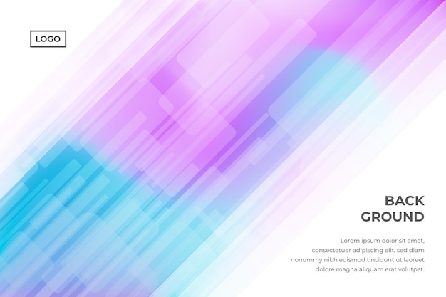 Modern gradient background with curvy shapes Free Vector