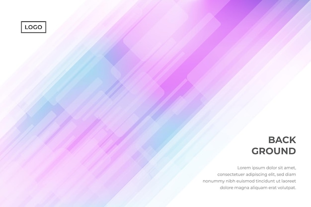 Modern gradient background with curvy shapes Free Vector